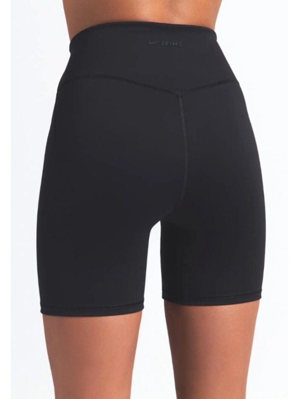 Nike Skims Women's Size S Matte Biker Shorts 5" Black Dri-Fit High Waist